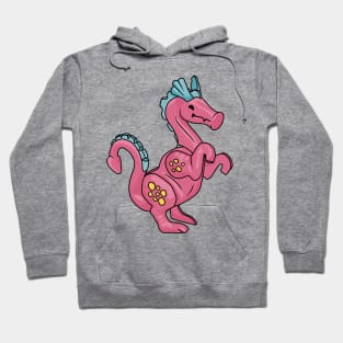 Friendly Pink Little People Dragon Hoodie